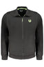 GIAN MARCO VENTURI Herren Sweatshirt – Langarm, mit Taschen Schwarz