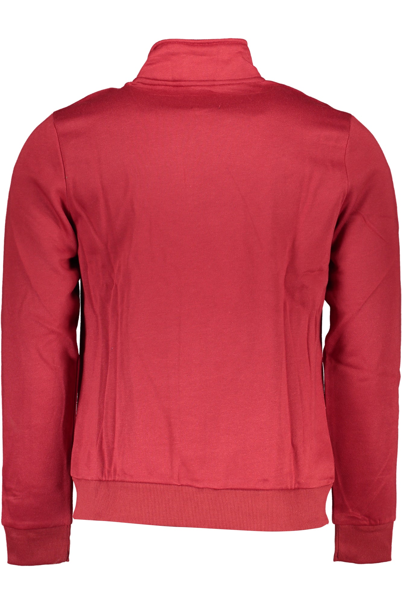 GIAN MARCO VENTURI Herren Sweatshirt – Langarm, mit Taschen Rot