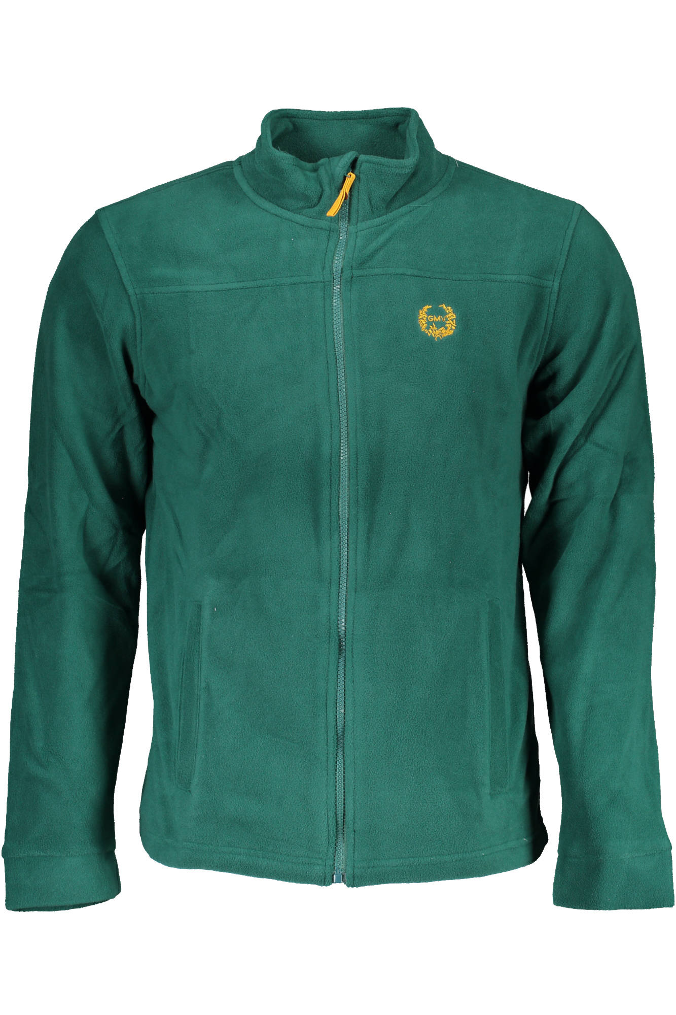 Gian Marco Venturi Sweatshirt Herren mit Reißverschluss – Grün für Herbst/Winter Grün