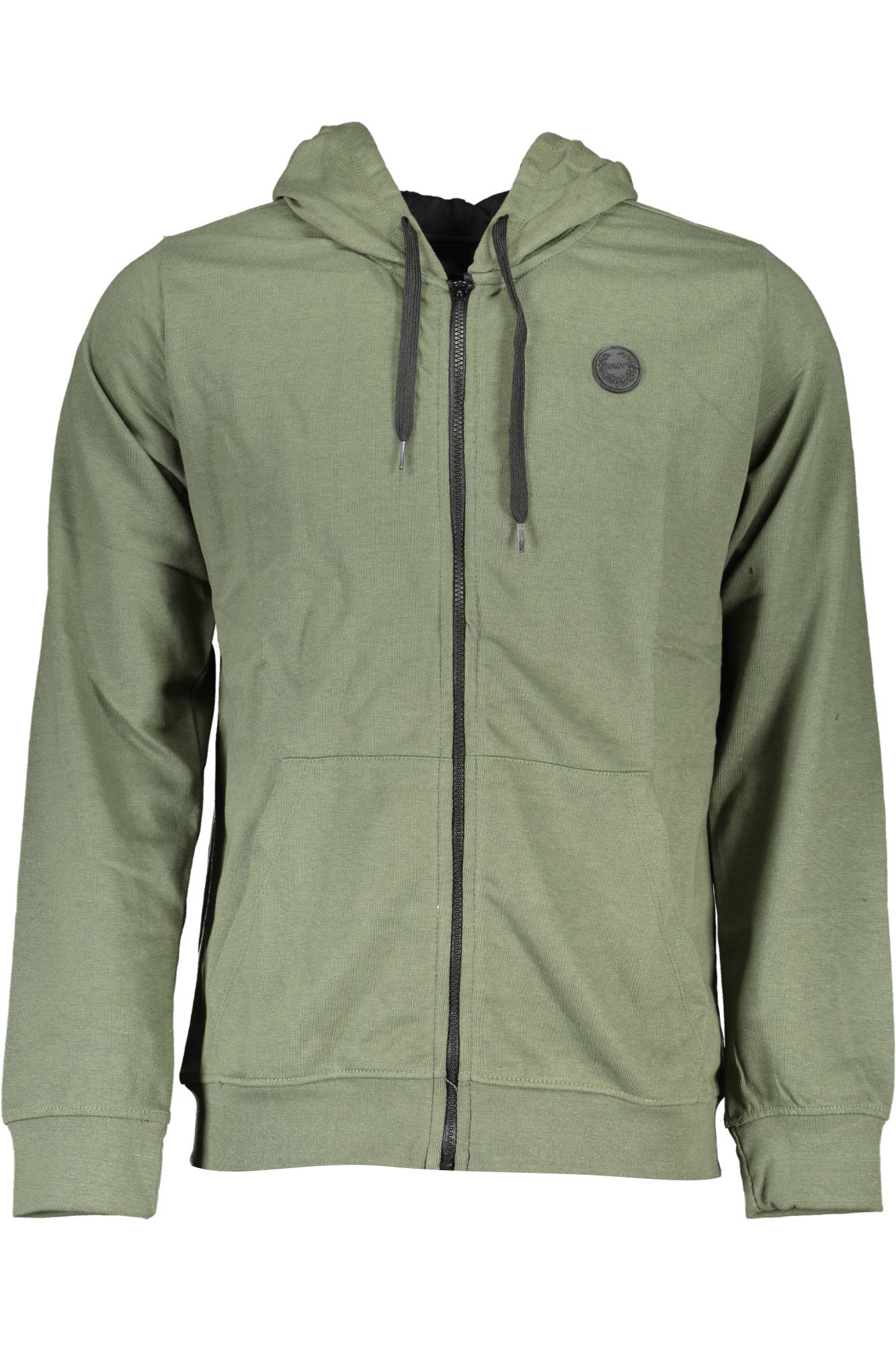 GIAN MARCO VENTURI Sweatshirt Herren mit Reißverschluss – Grün für Frühjahr/Sommer Grün