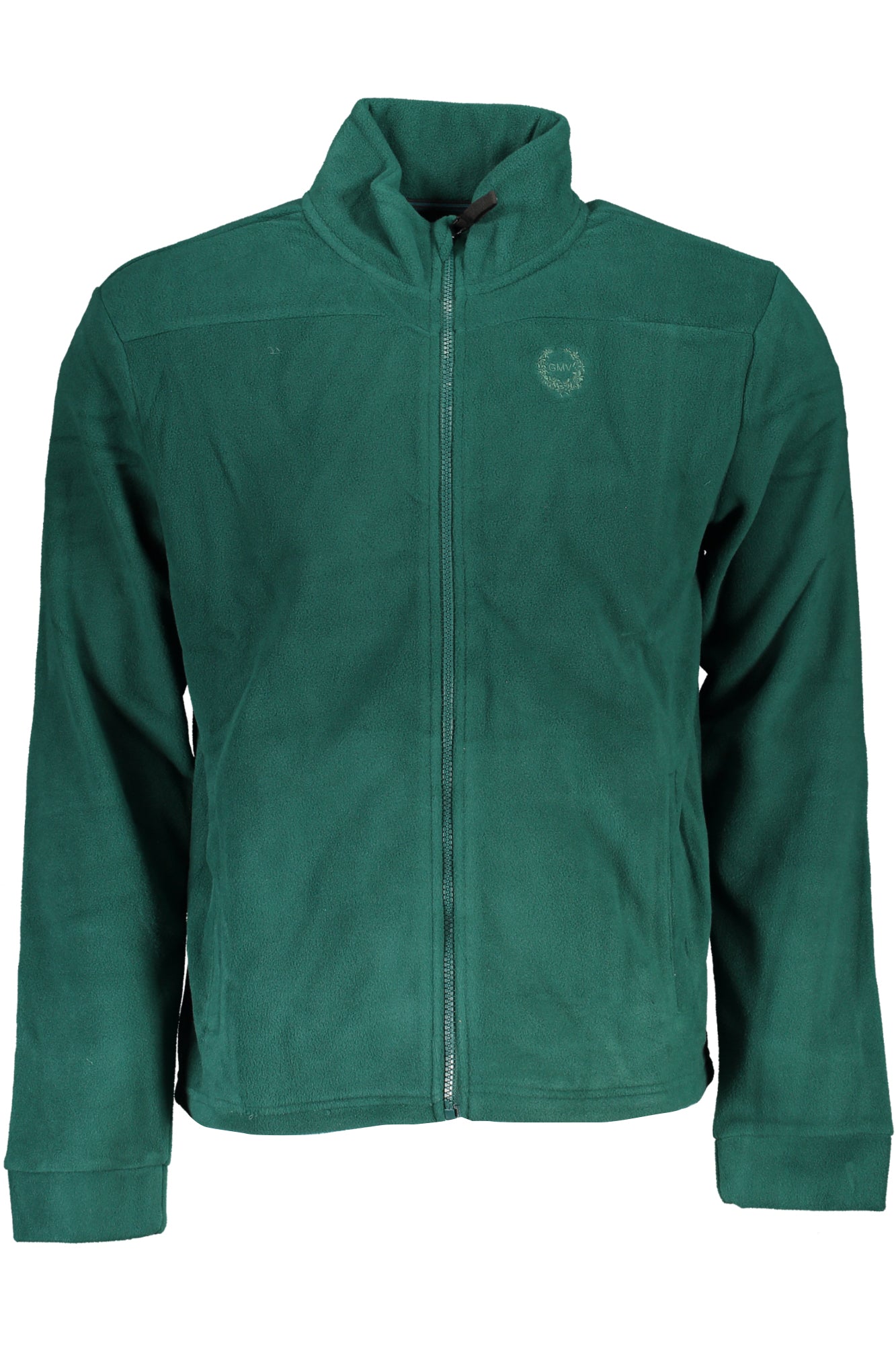 Gian Marco Venturi Sweatshirt Herren mit Blauem Reißverschluss – Fleece-Qualität für HW Grün