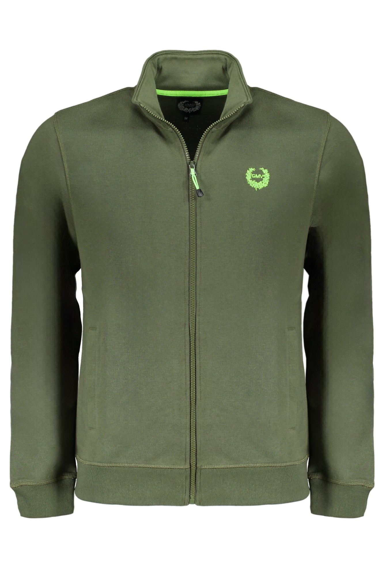 GIAN MARCO VENTURI Herren Sweatshirt – Langarm, mit Taschen Grün Hauptbild
