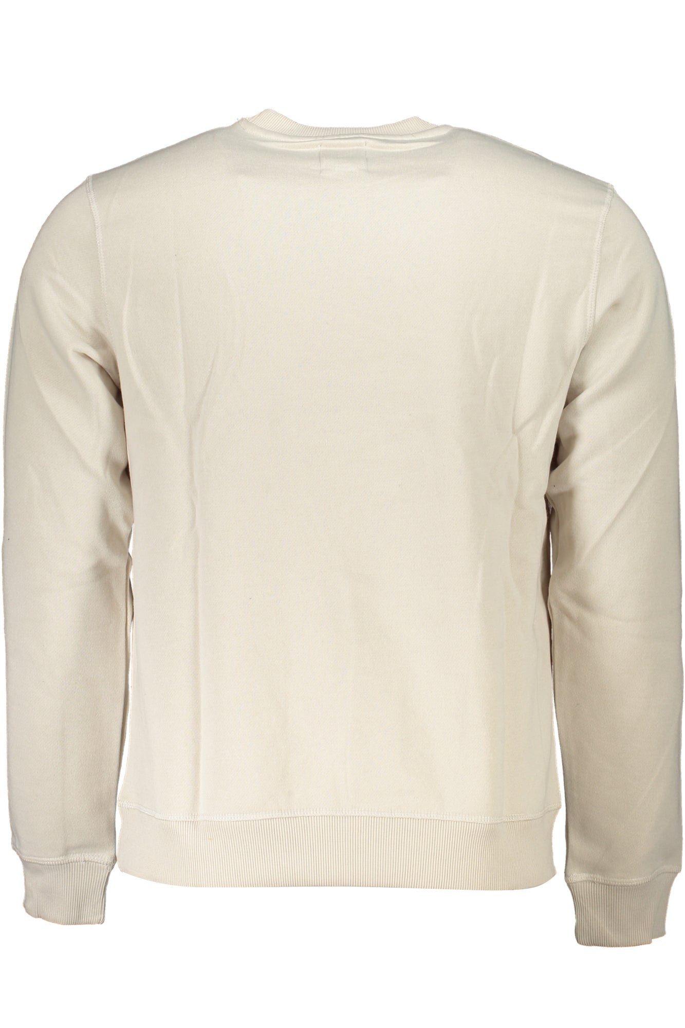 Gian Marco Venturi Sweatshirt Herren mit Reißverschluss – Weißes Fleece für Herbst/Winter Weiß