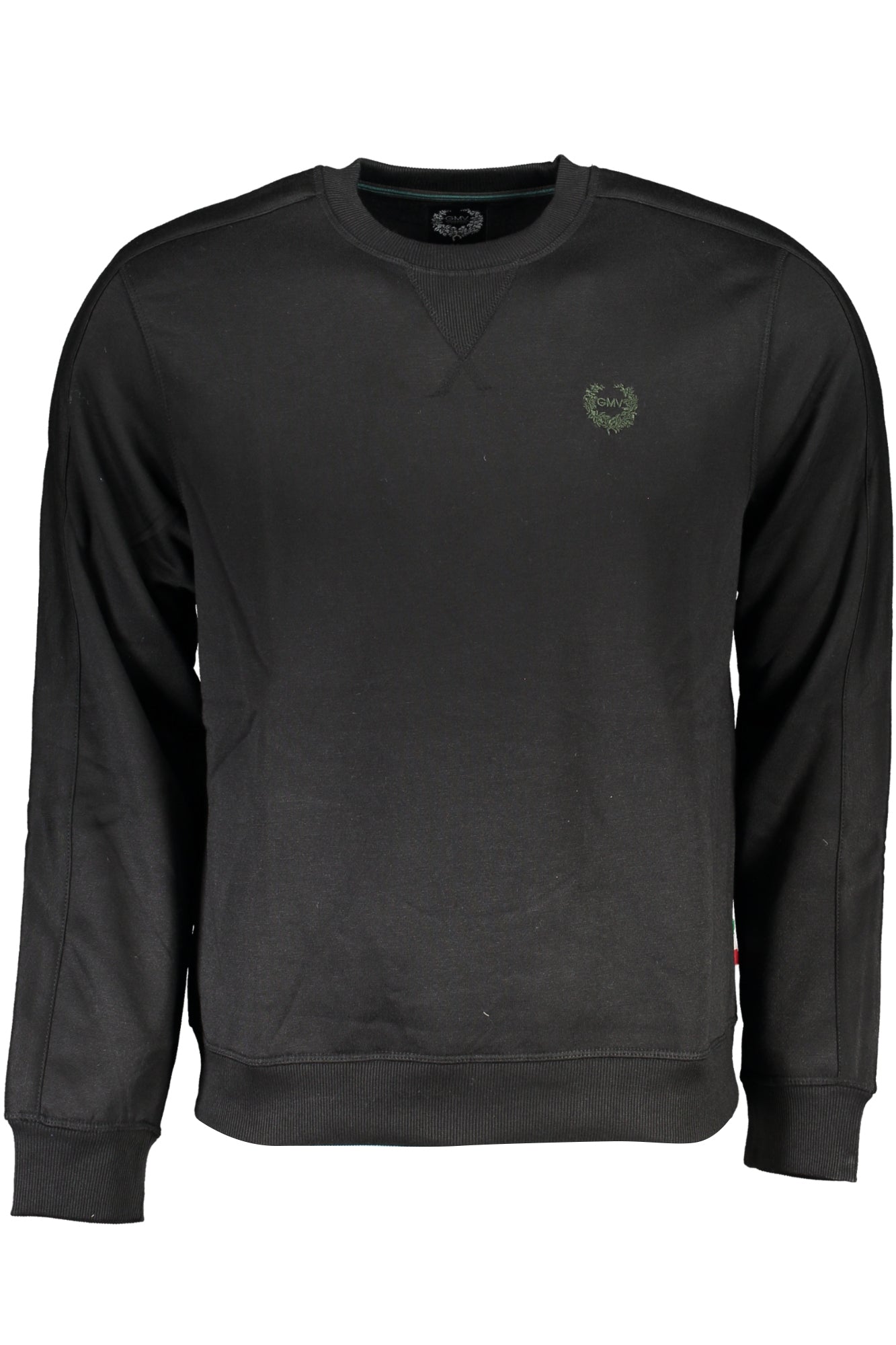 GIAN MARCO VENTURI Sweatshirt Herren mit Reißverschluss – Fleece-Qualität für Herbst/Winter Schwarz