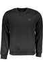 GIAN MARCO VENTURI SCHWARZES HERREN-SWEATSHIRT MIT REISSVERSCHLUSS