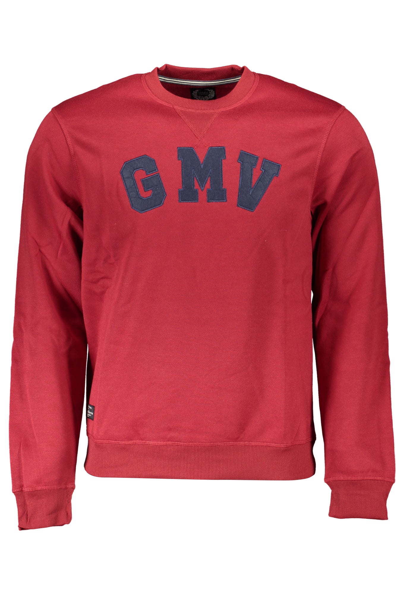 Gian Marco Venturi Sweatshirt Herren mit Reißverschluss – Weißes Fleece für Herbst/Winter Rot