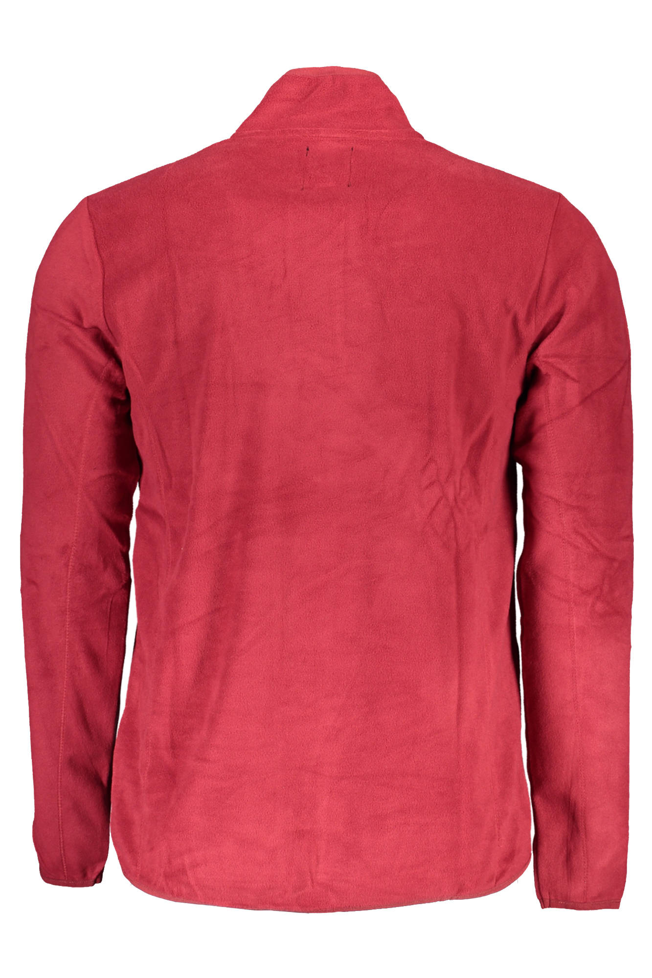 GIAN MARCO VENTURI Sweatshirt Herren Rot – Halber Reißverschluss & Stickerei Rot