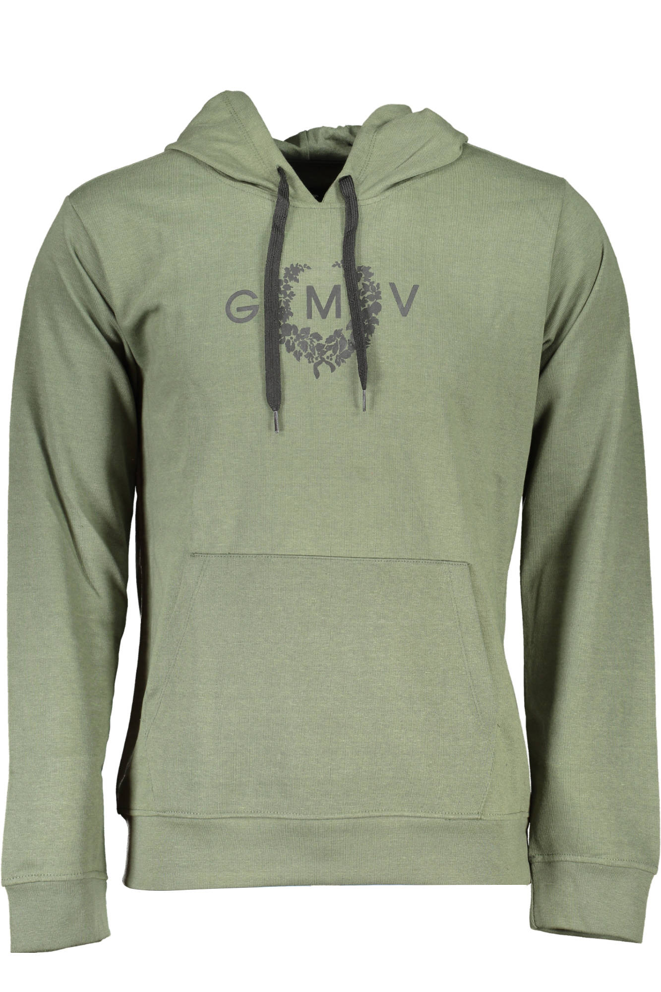 Gian Marco Venturi Sweatshirt Herren Grün – Kapuzenpullover aus Baumwolle für Freizeit Grün Hauptbild