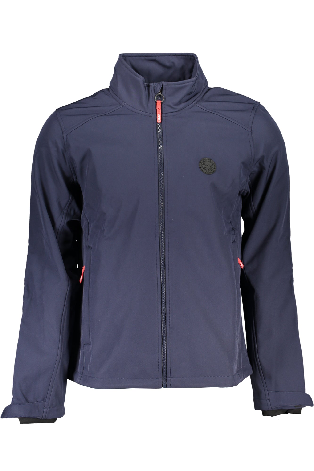GIAN MARCO VENTURI Herren-Sportjacke Schwarz – Softshell mit Reißverschluss für Frühjahr/Sommer Blau