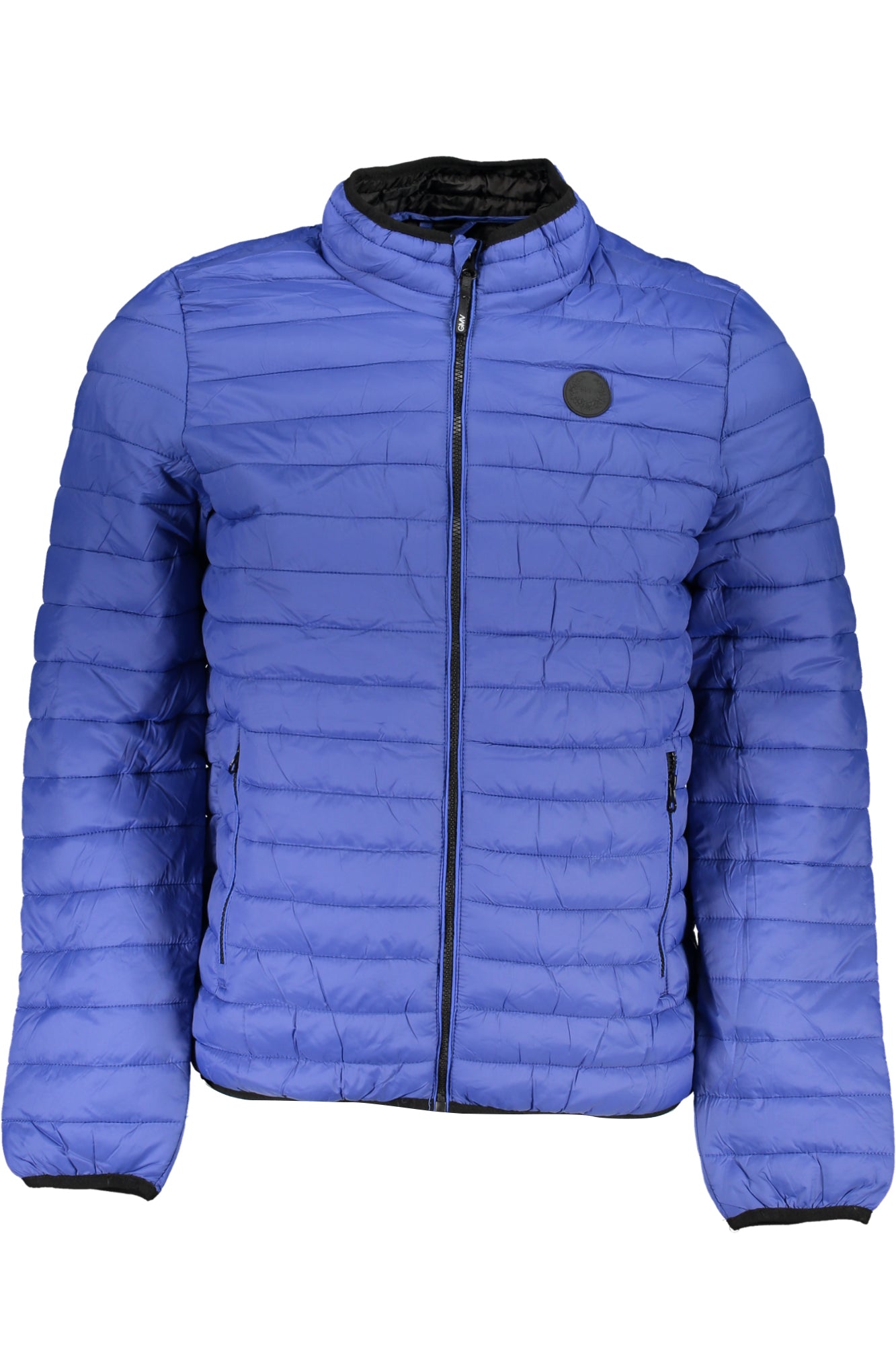 GIAN MARCO VENTURI Grüne Herrenjacke – Funktionaler Langarmschnitt für Herbst/Winter Blau