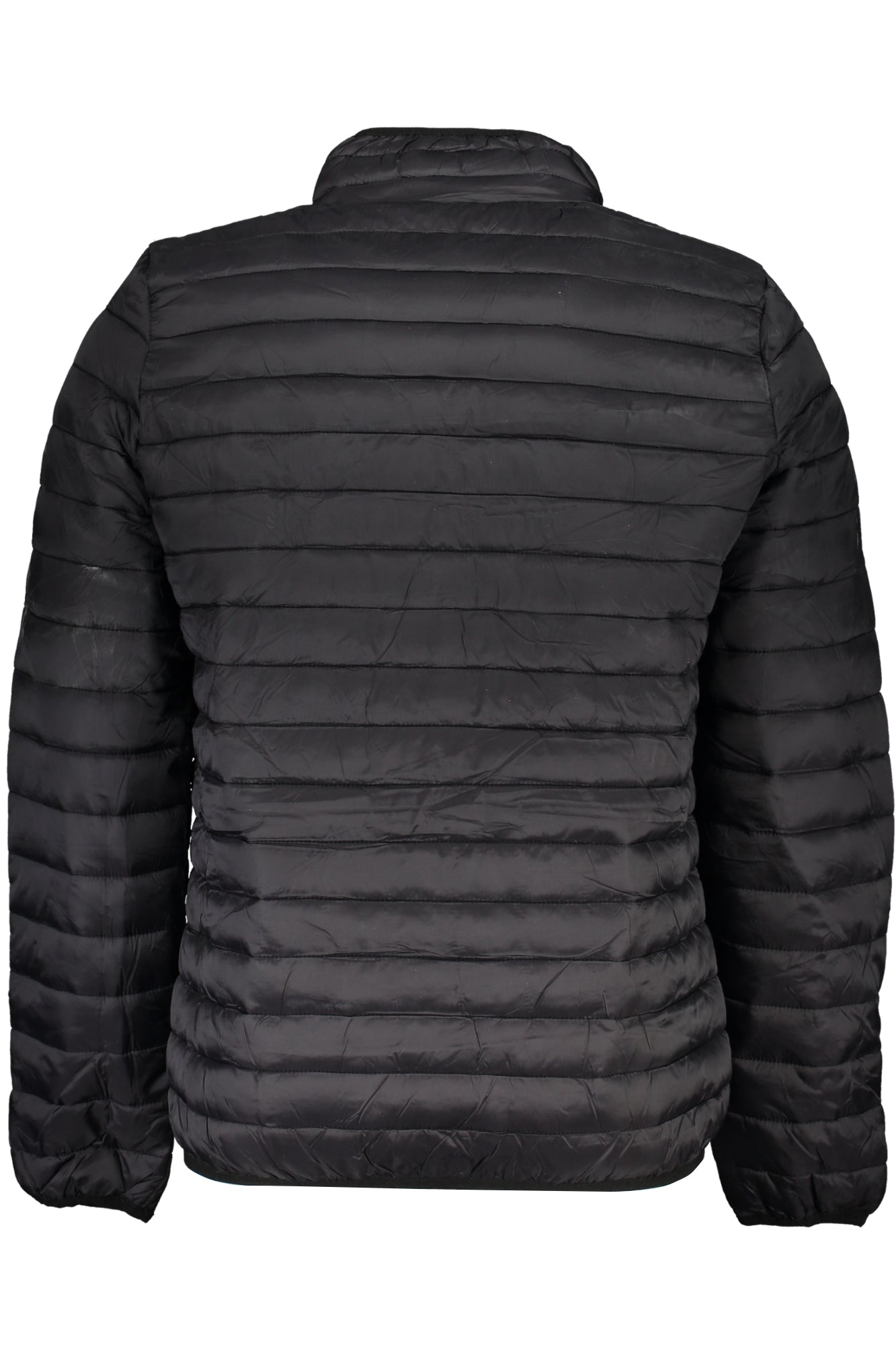 GIAN MARCO VENTURI Grüne Herrenjacke – Funktionaler Langarmschnitt für Herbst/Winter Schwarz