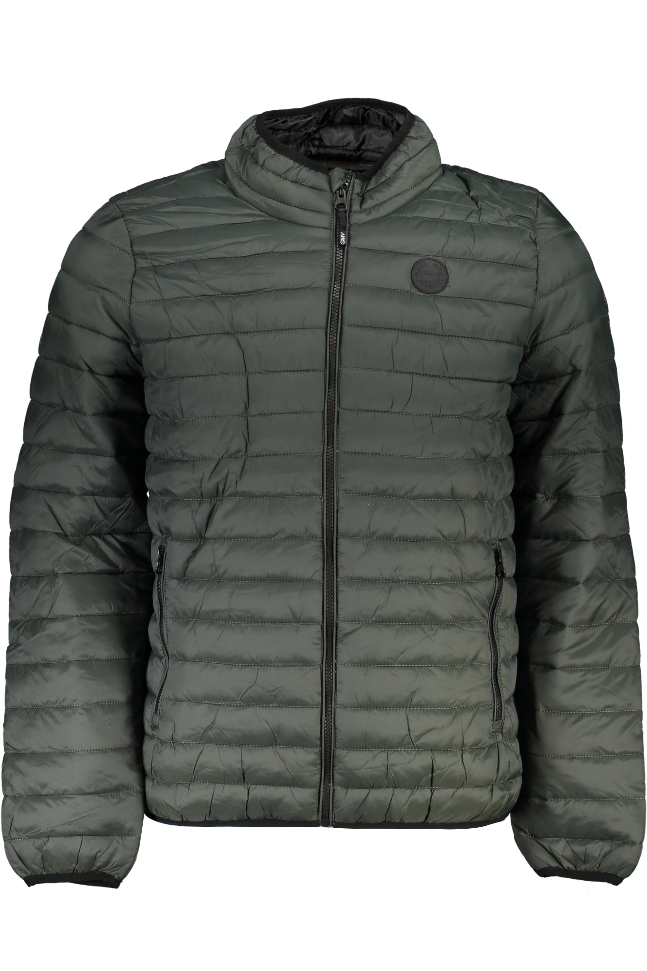 GIAN MARCO VENTURI Grüne Herrenjacke – Funktionaler Langarmschnitt für Herbst/Winter Grün Hauptbild