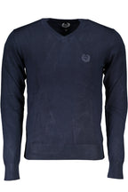 GIAN MARCO VENTURI HERREN-PULLOVER BLAU