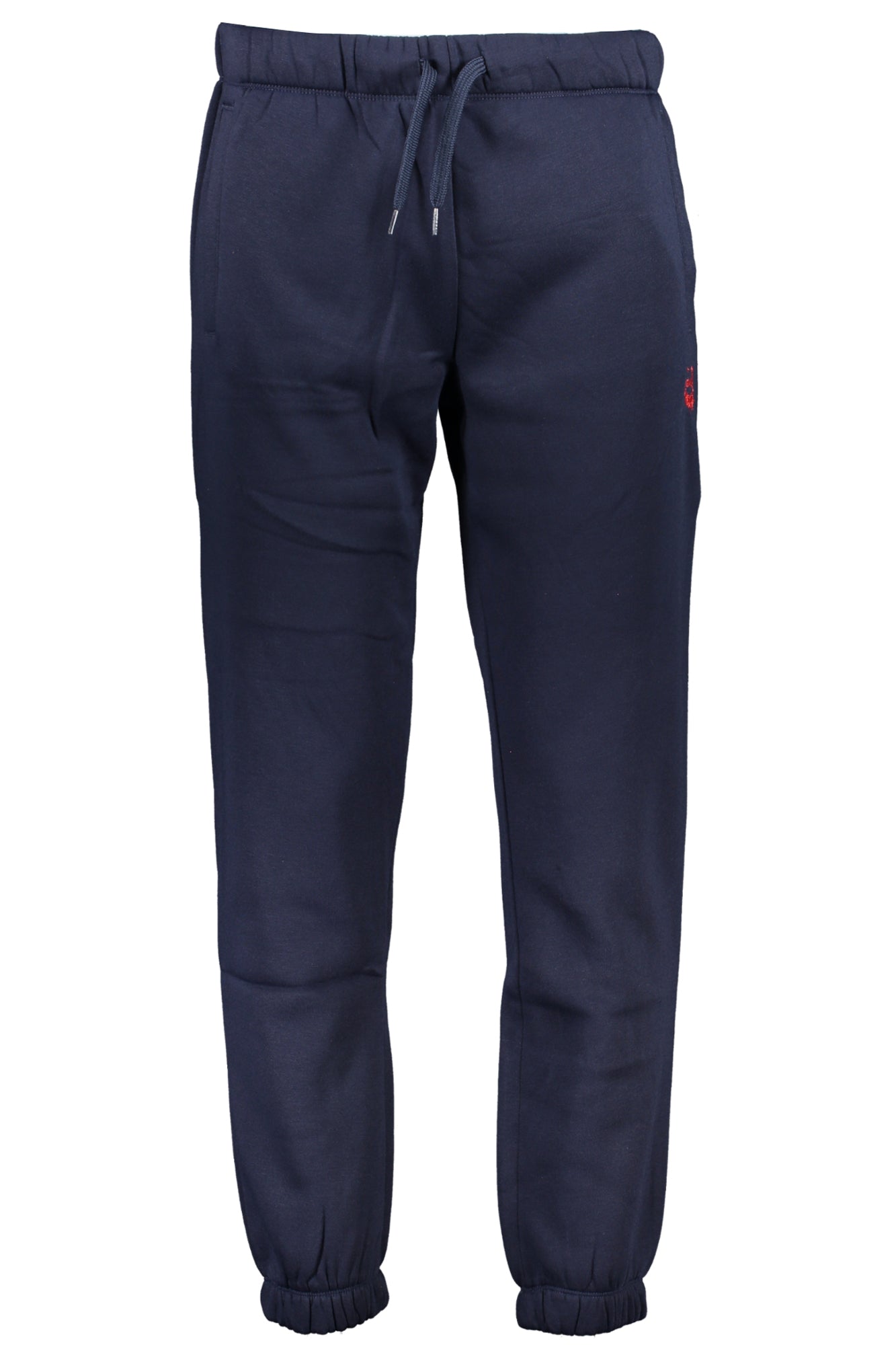 Gian Marco Venturi Jogginghose Herren – Elastische Fleece-Hose mit Knöchel-Bund Blau