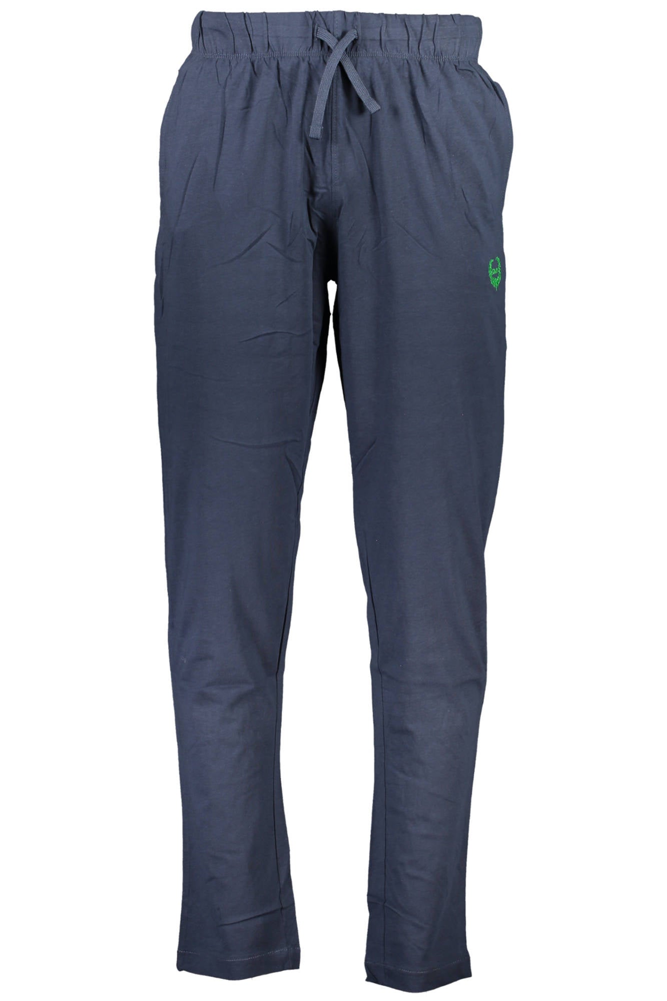 Gian Marco Venturi Jogginghose Herren – Blaue Sporthose aus Baumwolle mit Logo-Stickerei Blau Main image