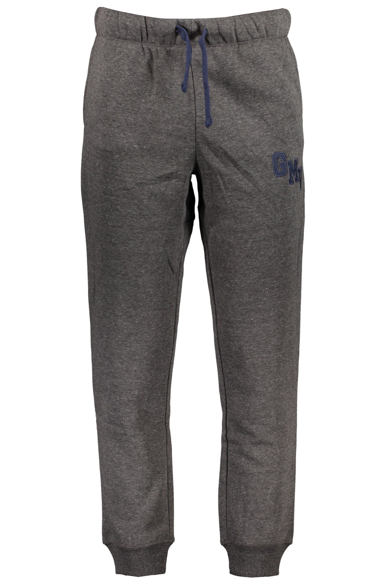 GIAN MARCO VENTURI Jogginghose Herren – Blaue Fleece-Hose mit elastischem Bund Zweitbild