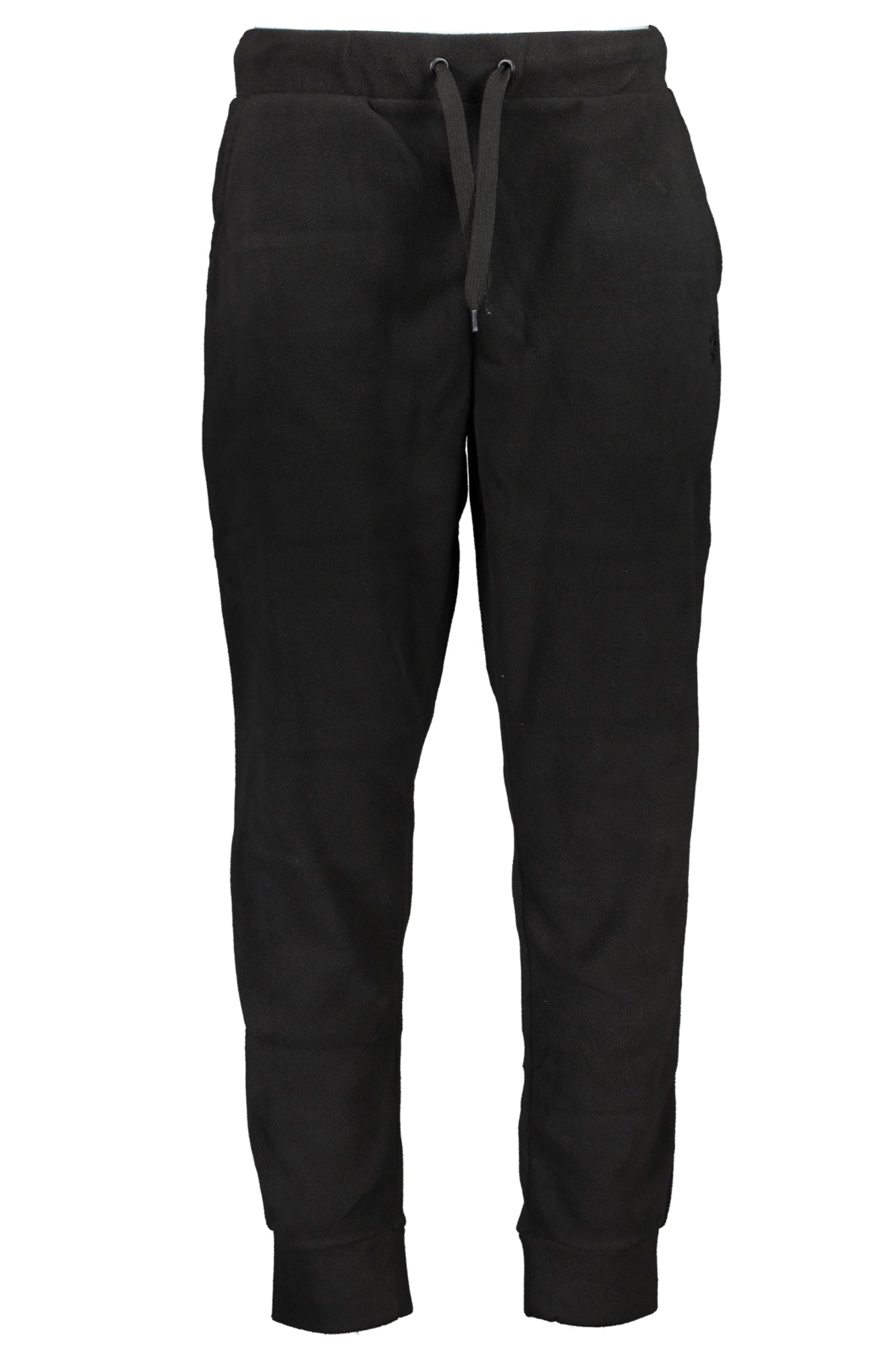 GIAN MARCO VENTURI Jogginghose Herren – Schwarze Fleece-Hose mit elastischer Taille Schwarz Hauptbild