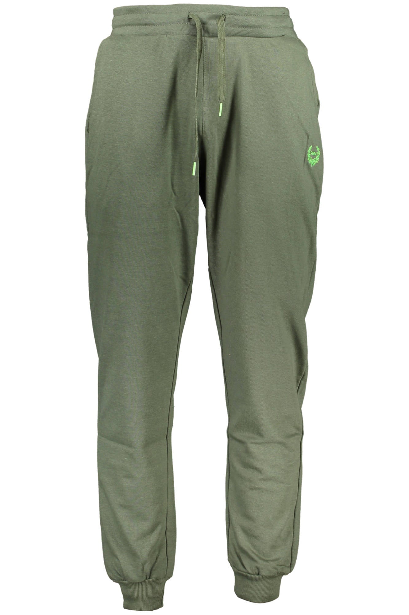 Gian Marco Venturi Jogginghose Herren – Grüne Freizeithose mit elastischem Bund Grün