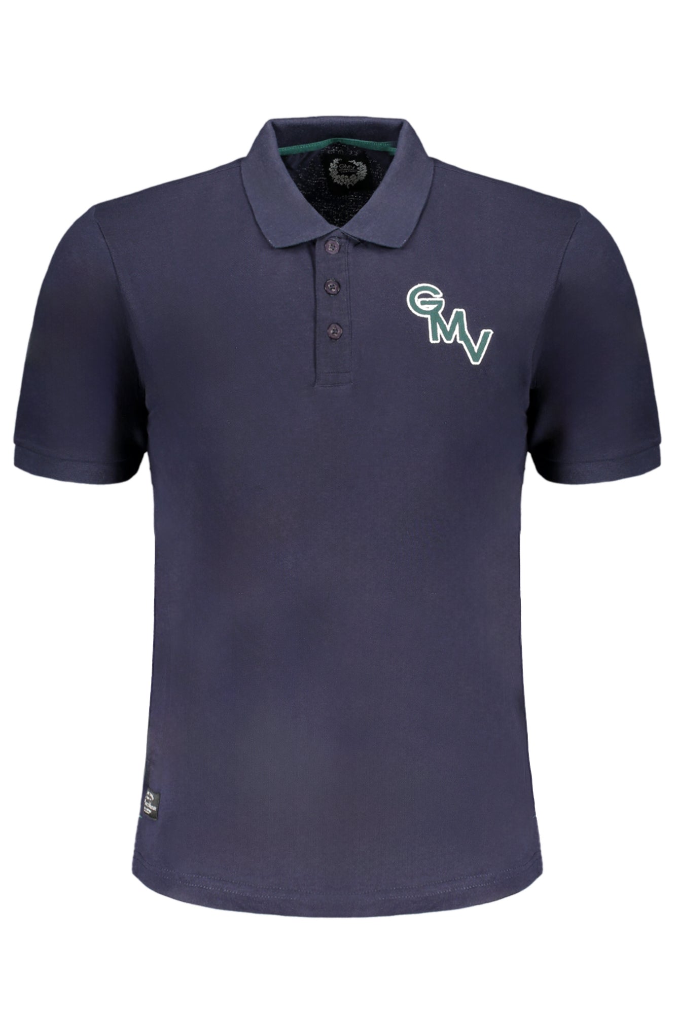 GIAN MARCO VENTURI Poloshirt Herren Kurzarm – Blaues Polohemd aus Baumwolle Blau Hauptbild