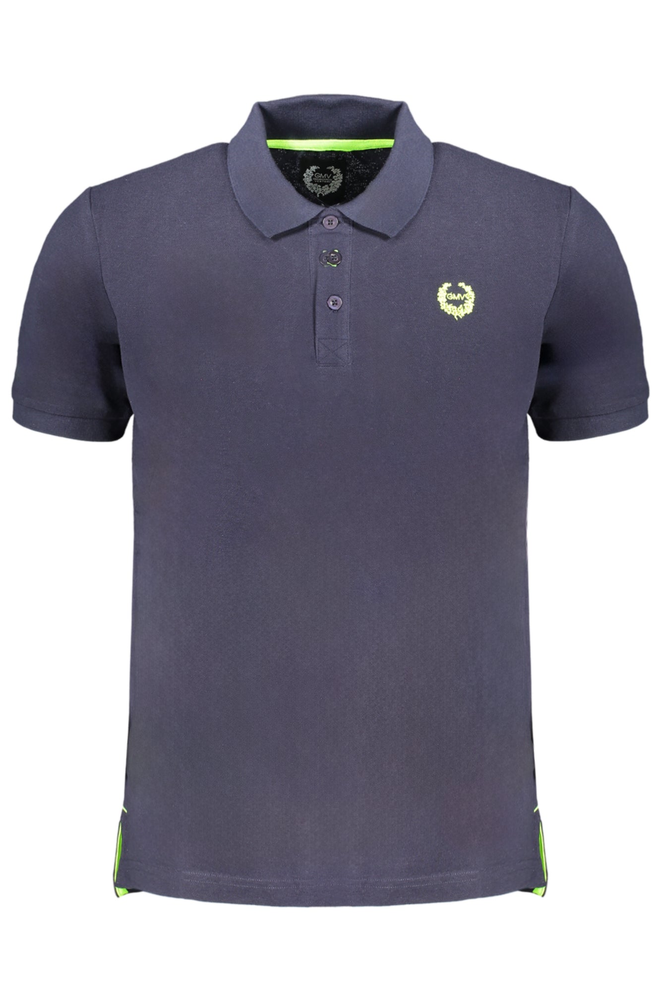 GIAN MARCO VENTURI Poloshirt Herren – Kurzärmliges Polohemd in Blau mit Logo-Stickerei Blau Main image