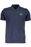 GIAN MARCO VENTURI Poloshirt Herren – Kurzarm Polo Blau mit Stickerei Blau