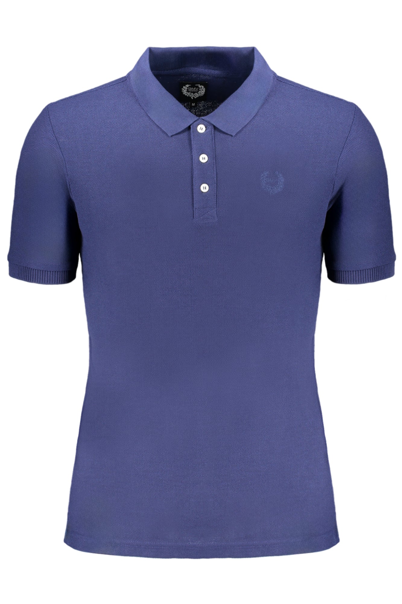 GIAN MARCO VENTURI Poloshirt Herren – Kurzärmliges Polohemd Blau für Sommer Blau