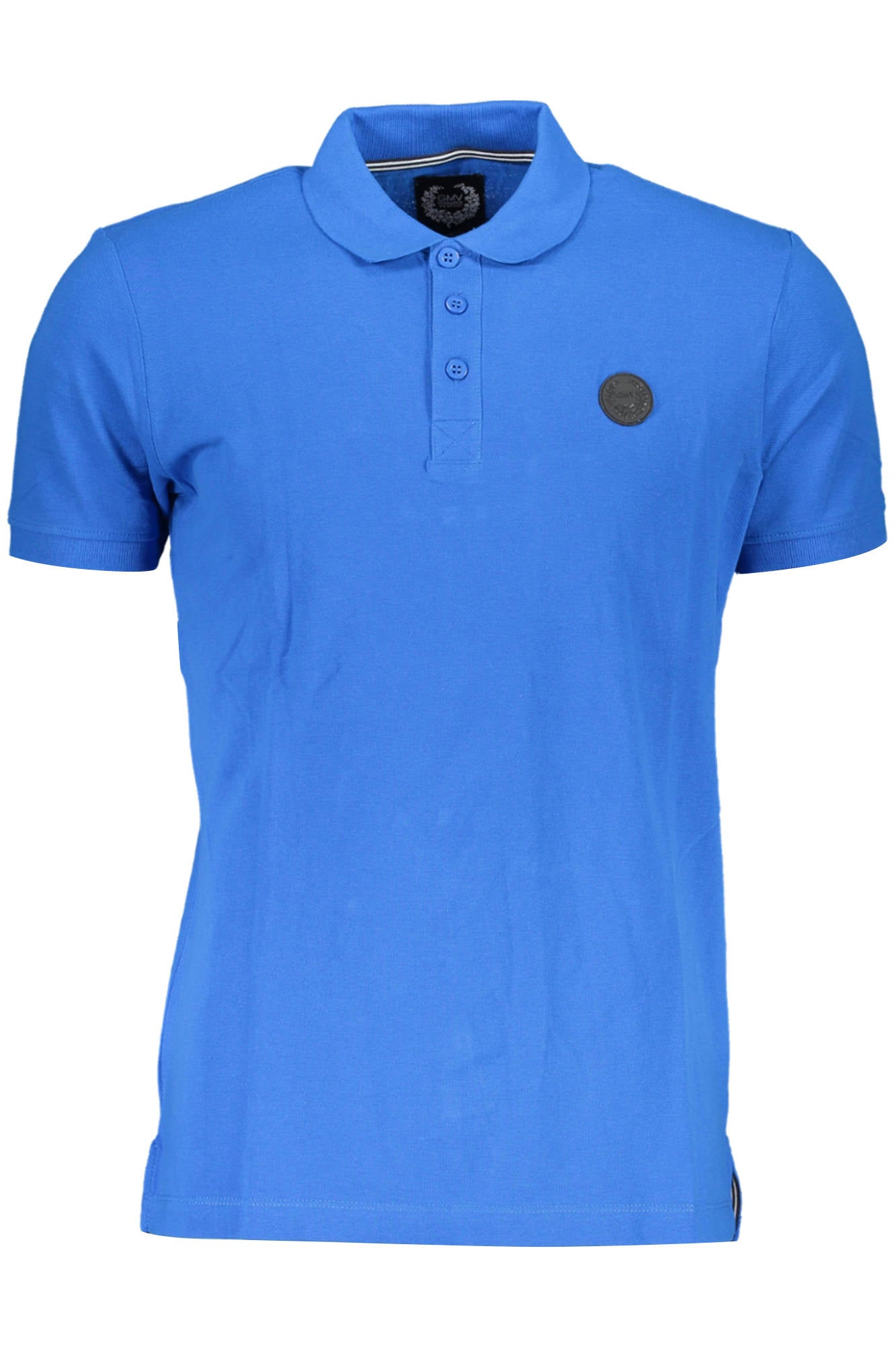 GIAN MARCO VENTURI Poloshirt Herren – Kurzarm Polo Blau aus 100% Baumwolle Blau