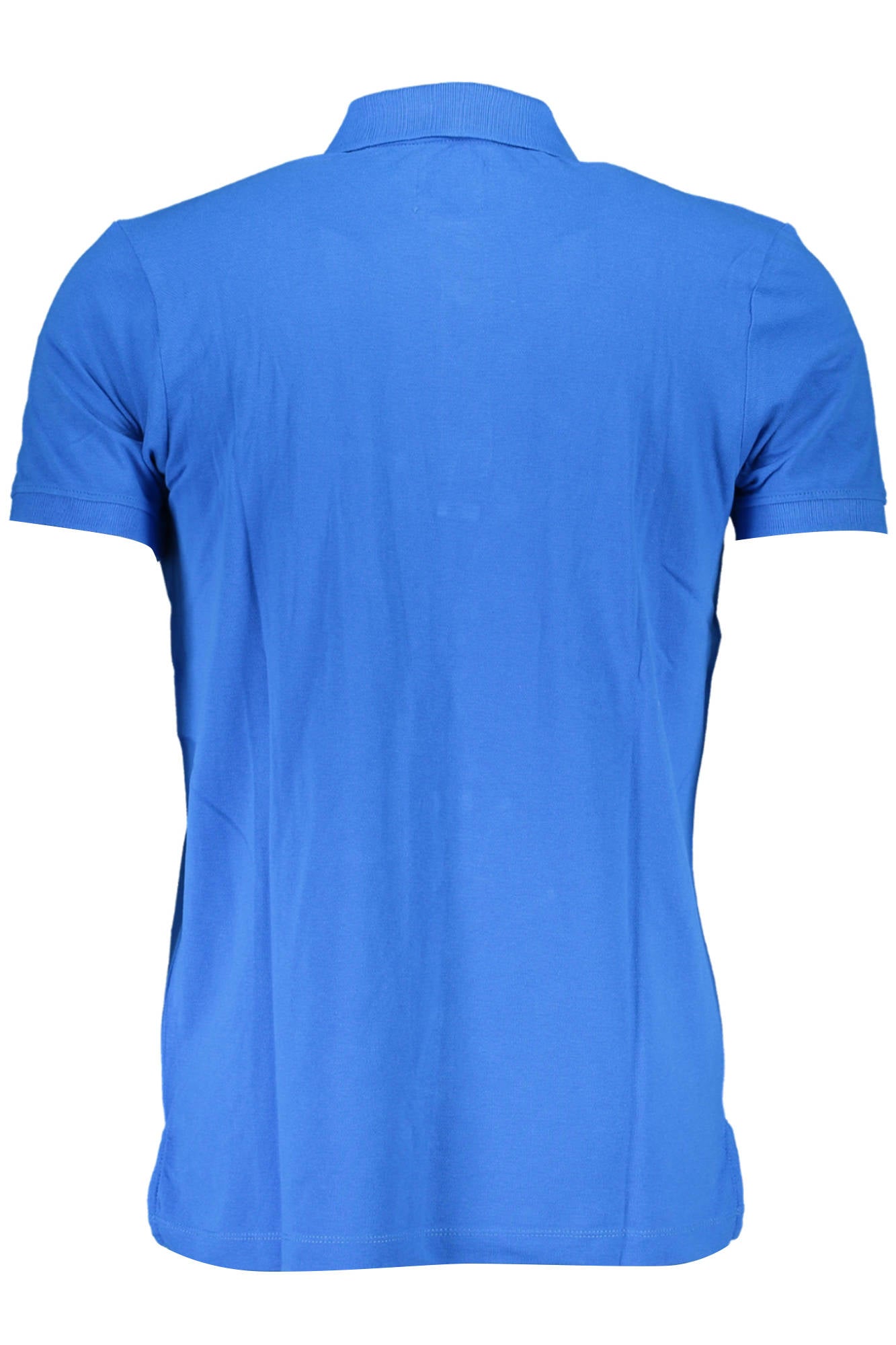 GIAN MARCO VENTURI Men's Polo Shirt – Short Sleeve Blue Polo Shirt made from 100% Cotton Secondary image