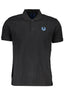 GIAN MARCO VENTURI Poloshirt Herren – Kurzarm Polo Schwarz mit Logo-Stickerei Schwarz