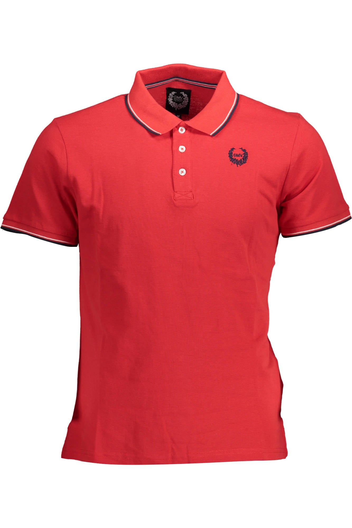 GIAN MARCO VENTURI KURZARM POLOSHIRT HERREN ROT Main image
