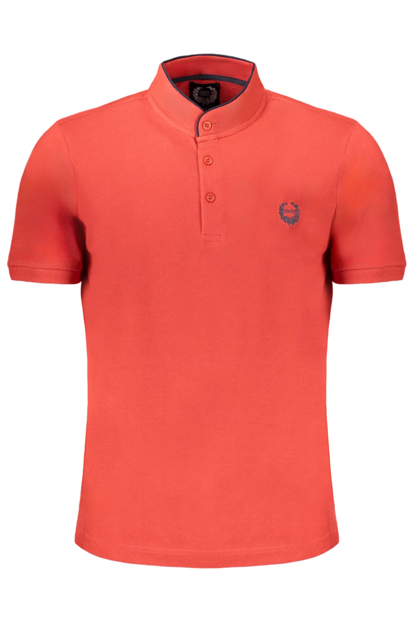 GIAN MARCO VENTURI Poloshirt Herren – Kurzarm in Rot mit Logo-Stickerei Rot
