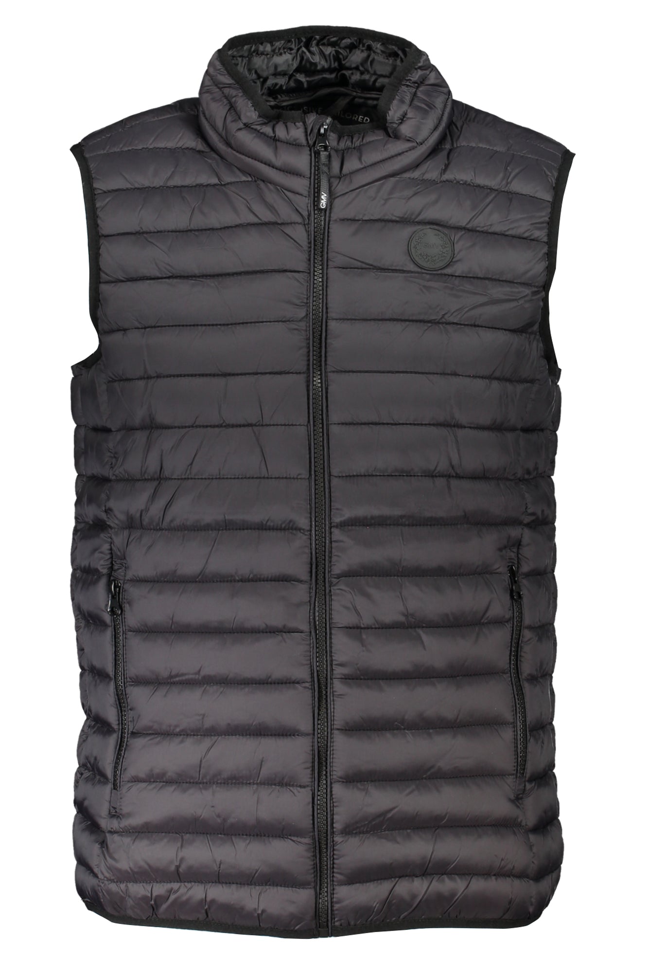 Gian Marco Venturi Ärmellose Jacke Herren – Grünes Sommer-Outdoor-Shirt Schwarz