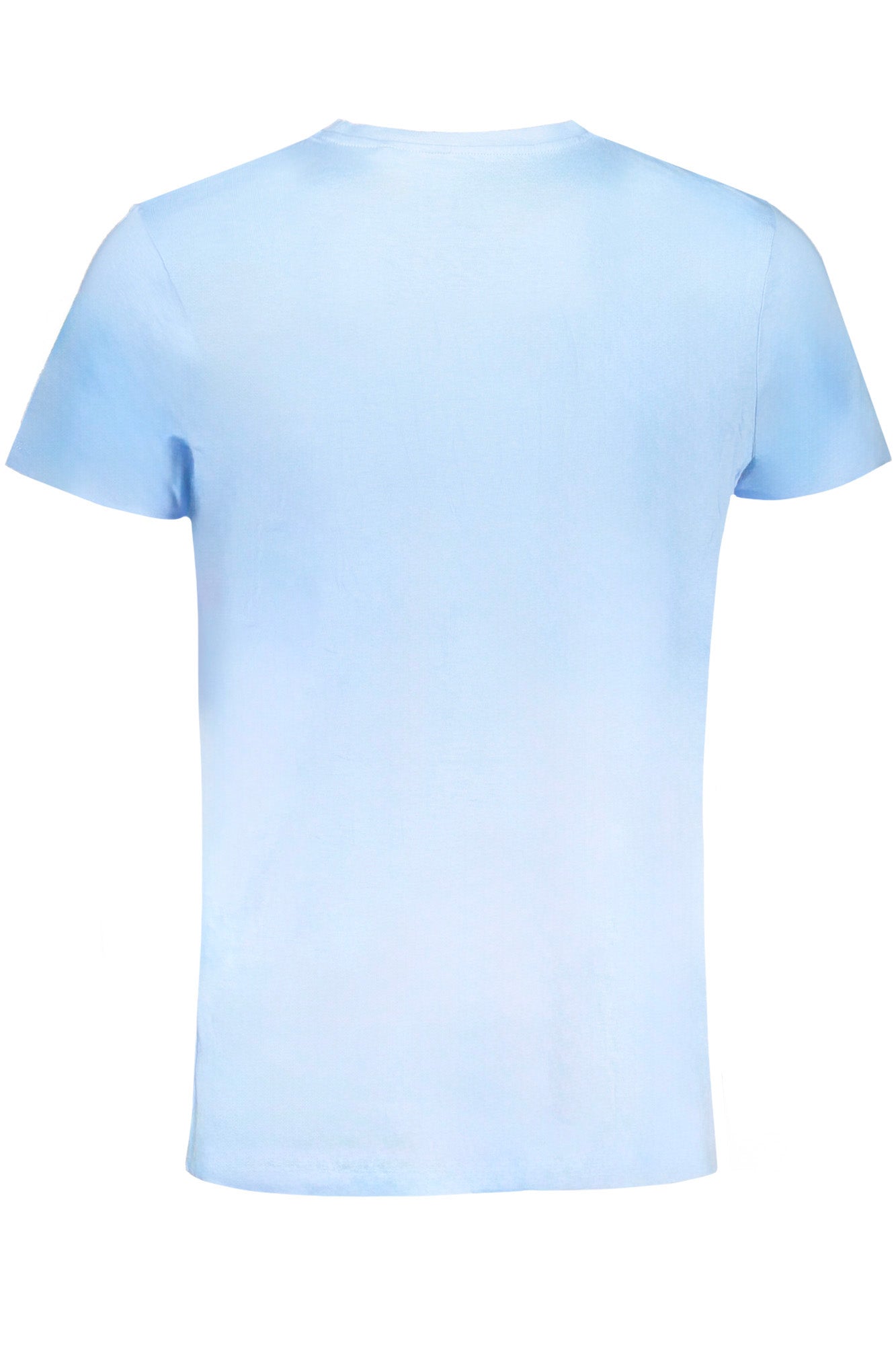 GIAN MARCO VENTURI T-Shirt Herren Kurzarm Blau – 100% Baumwolle für Sommer Hellblau
