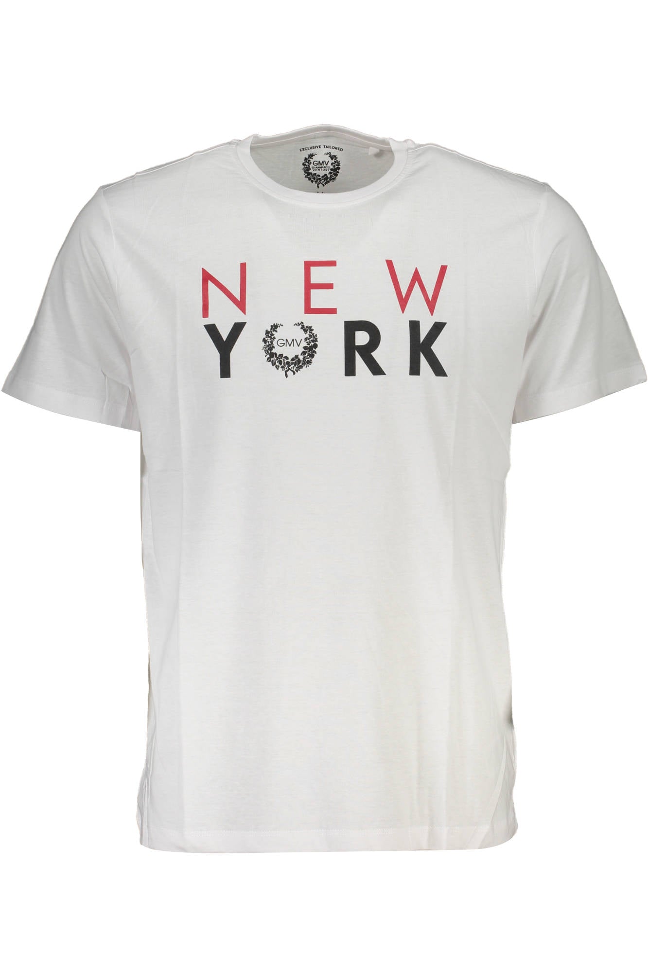 GIAN MARCO VENTURI HERREN KURZARM T-SHIRT WEISS