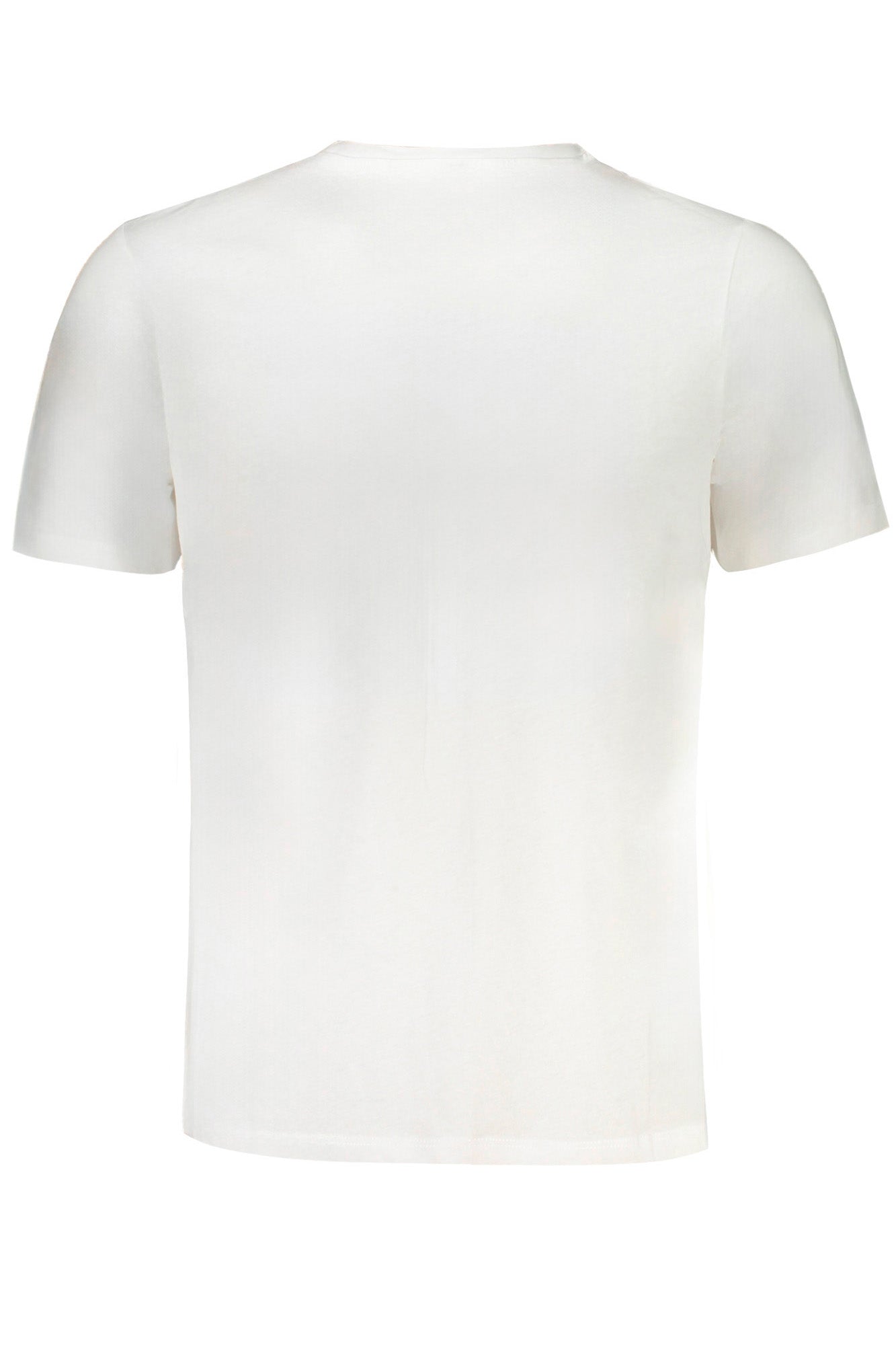 GIAN MARCO VENTURI Herren T-Shirt Kurzarm Rot – 100% Baumwolle für Sommer Weiß