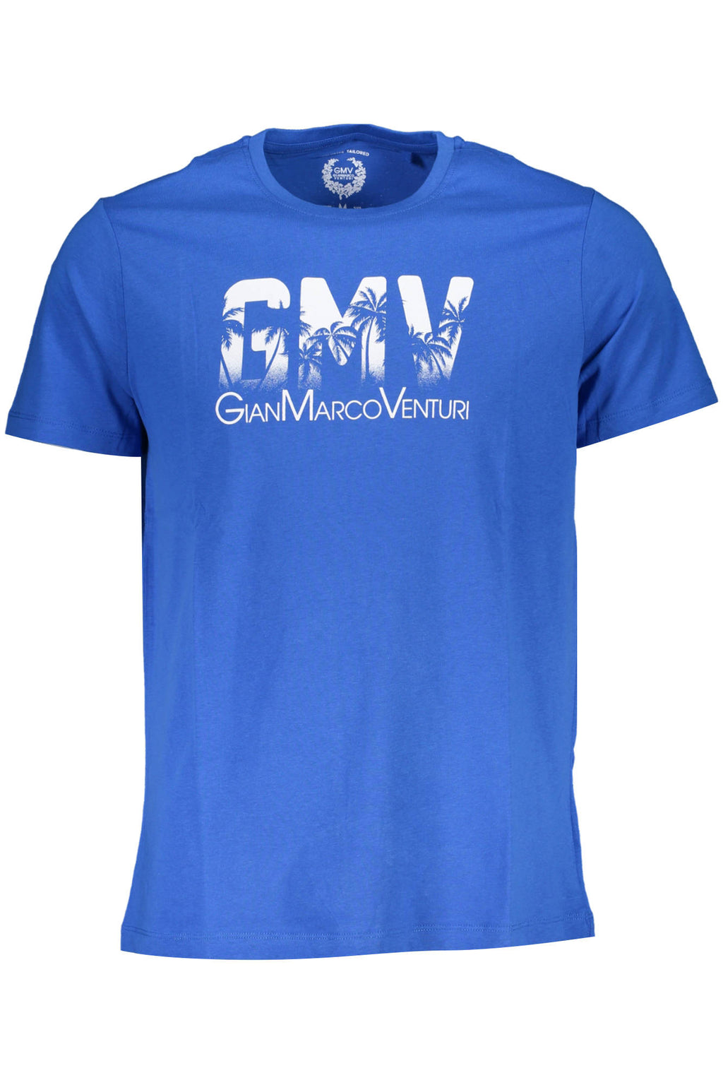 GIAN MARCO VENTURI HERREN KURZARM T-SHIRT BLAU