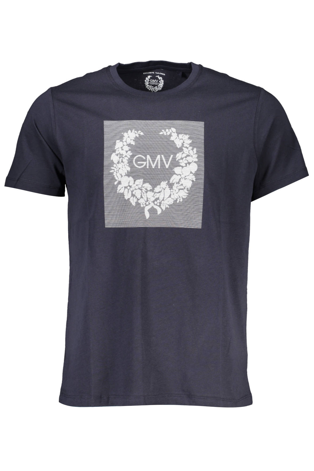 GIAN MARCO VENTURI HERREN-KURZÄRMELIGES T-SHIRT BLAU