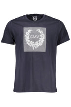 GIAN MARCO VENTURI HERREN-KURZÄRMELIGES T-SHIRT BLAU