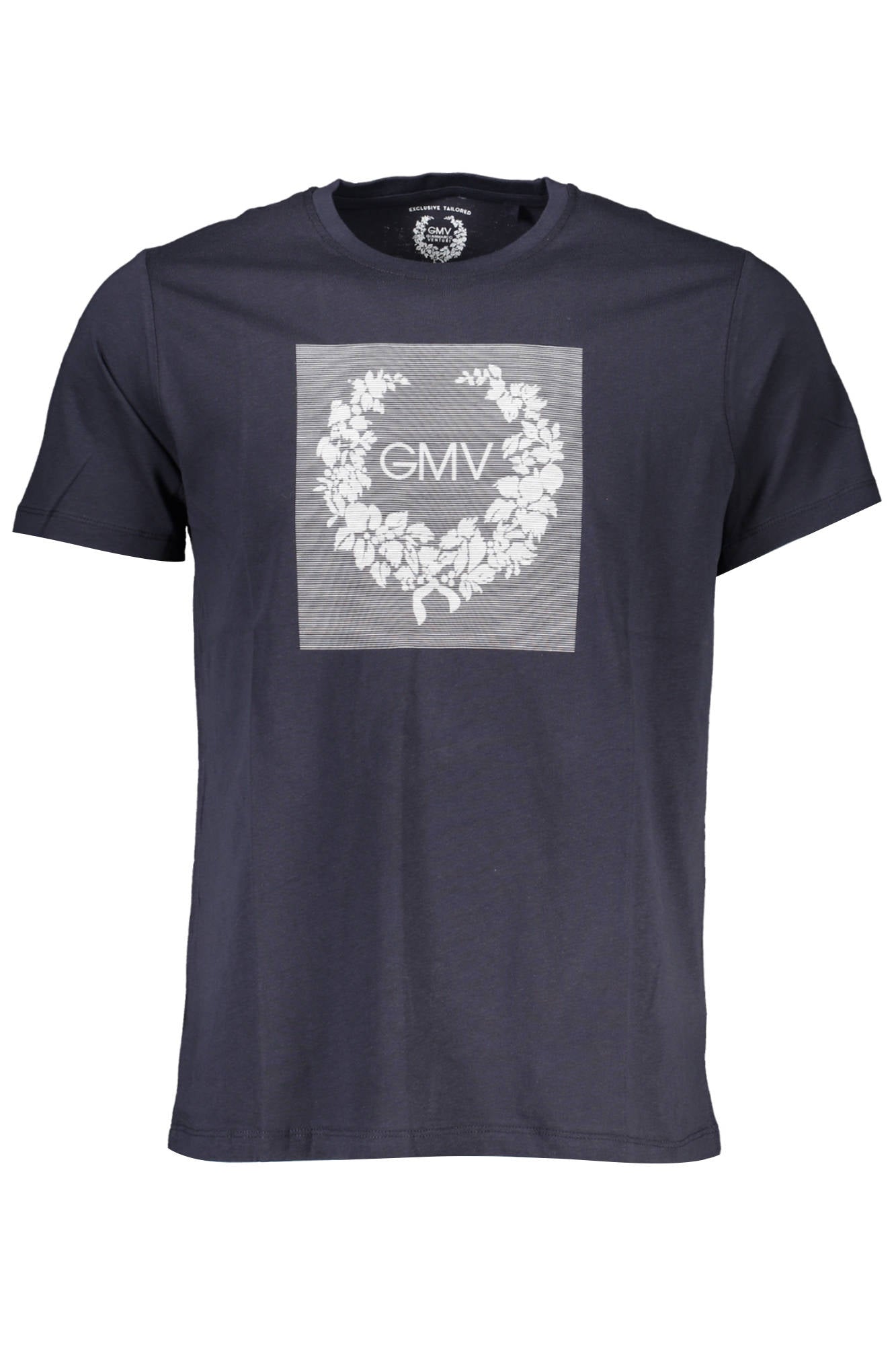 GIAN MARCO VENTURI HERREN-KURZÄRMELIGES T-SHIRT BLAU