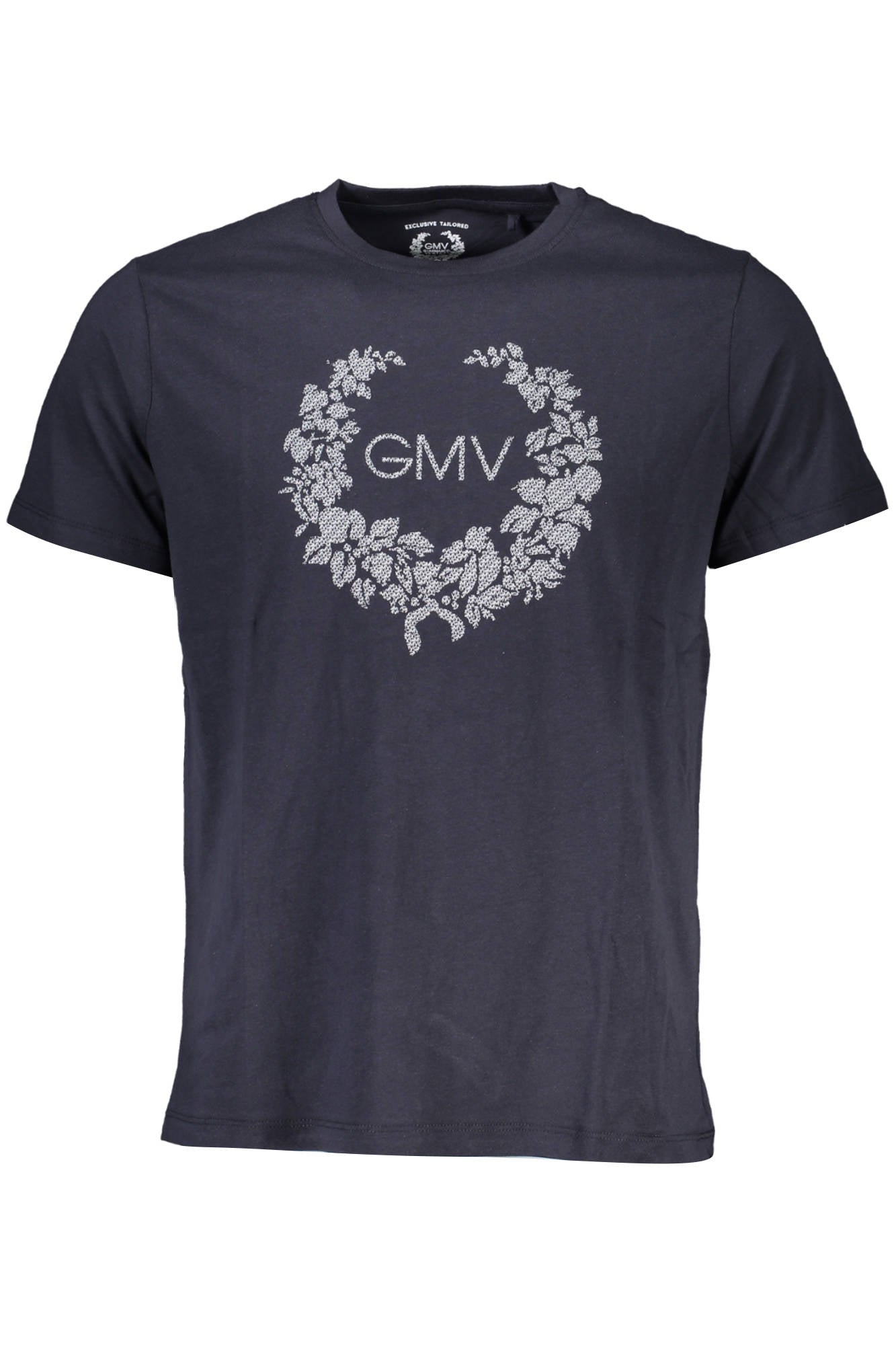 GIAN MARCO VENTURI Herren-Kurzarm-T-Shirt Rot – 100% Baumwolle für Frühjahr/Sommer Blau