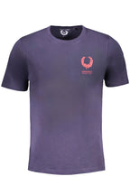 GIAN MARCO VENTURI HERREN-KURZÄRMELIGES T-SHIRT BLAU