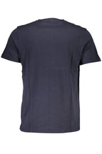 GIAN MARCO VENTURI HERREN KURZARM T-SHIRT BLAU