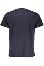 GIAN MARCO VENTURI HERREN-KURZÄRMELIGES T-SHIRT BLAU