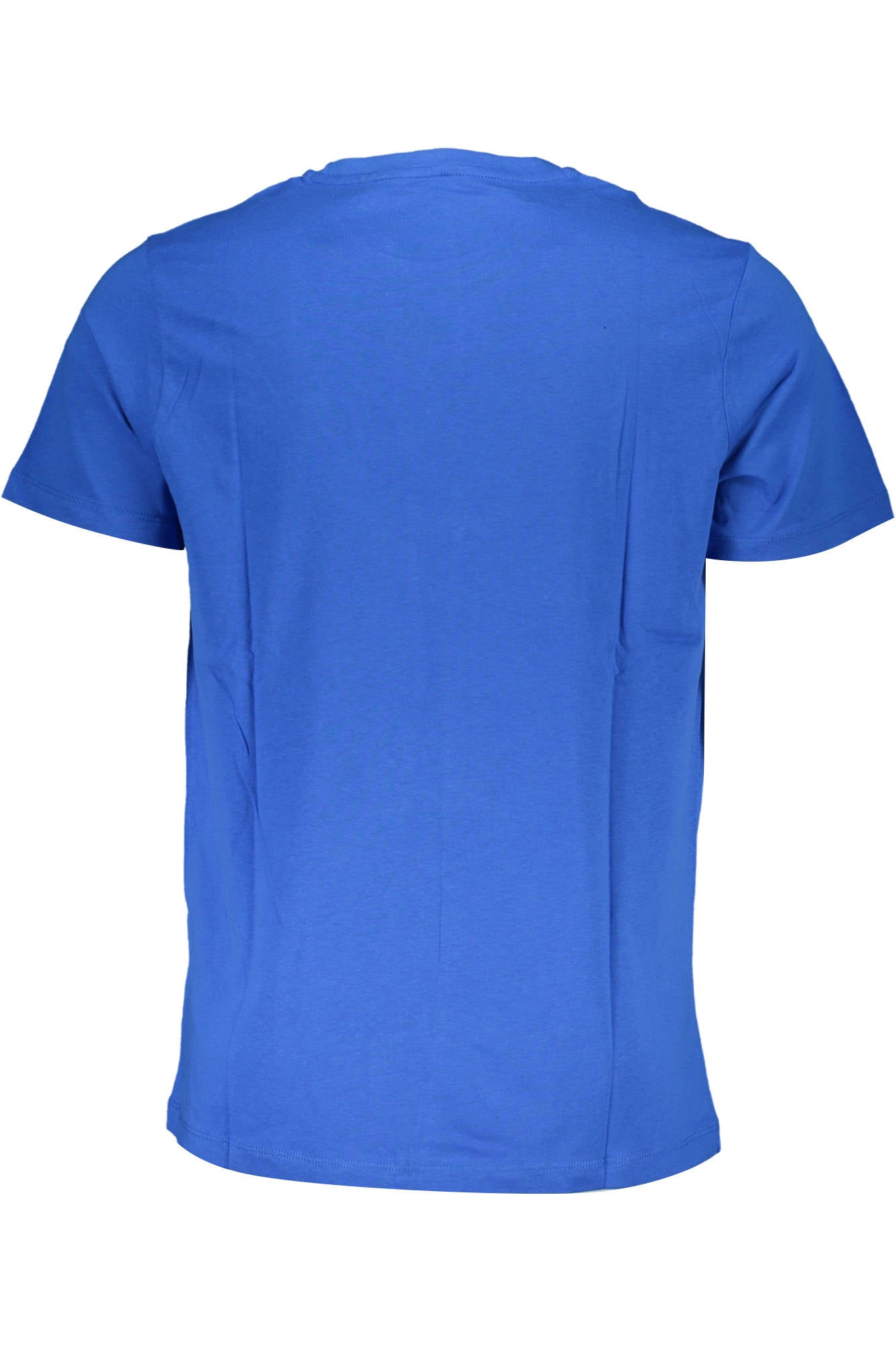 GIAN MARCO VENTURI Kurzarm T-Shirt Herren Blau – 100% Baumwolle für Sommer Blau