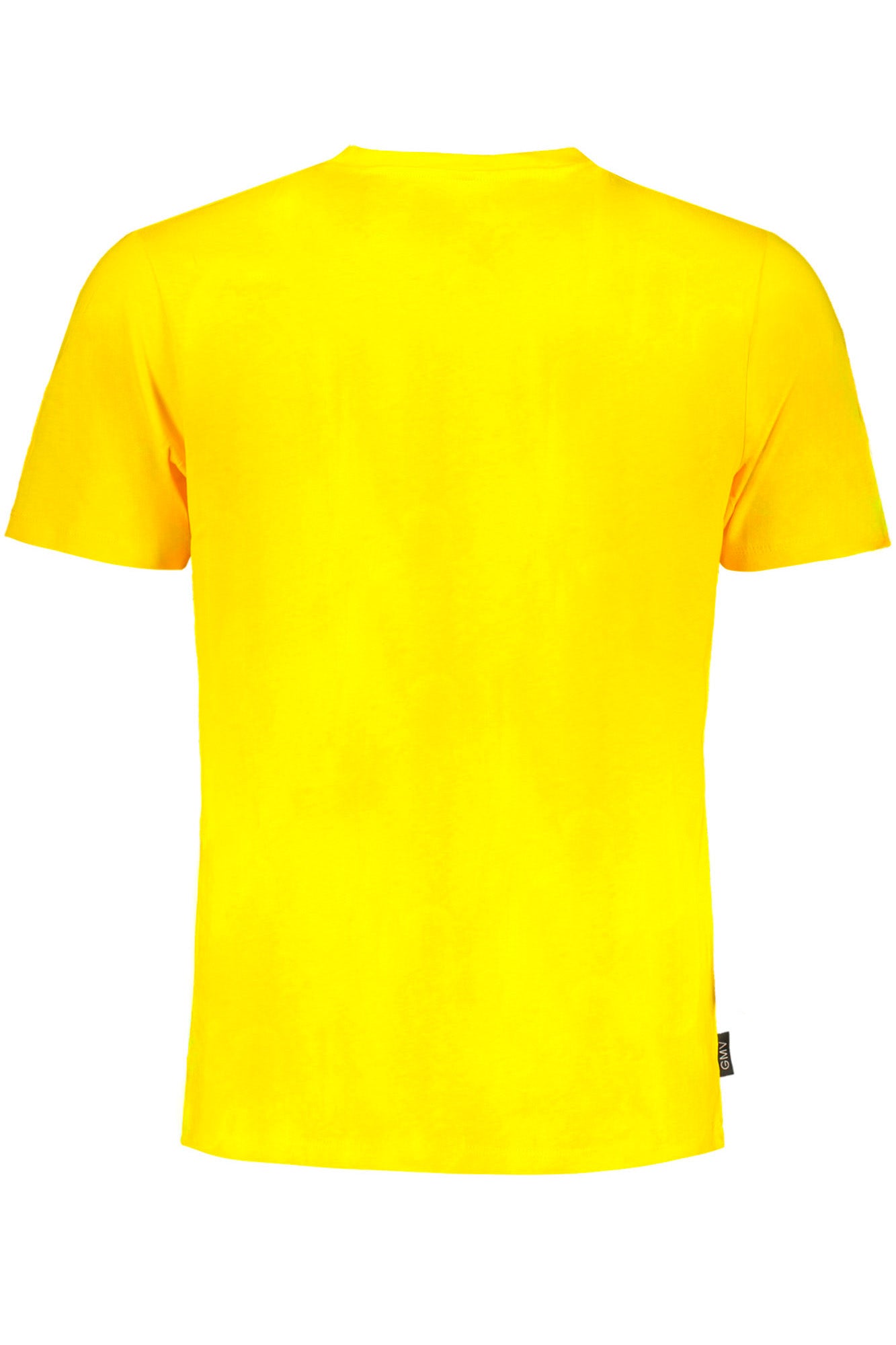 GIAN MARCO VENTURI T-Shirt Herren – Gelbes Kurzarm-Shirt aus Baumwolle Gelb