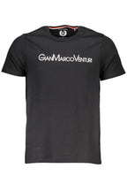 GIAN MARCO VENTURI HERREN KURZARM T-SHIRT SCHWARZ