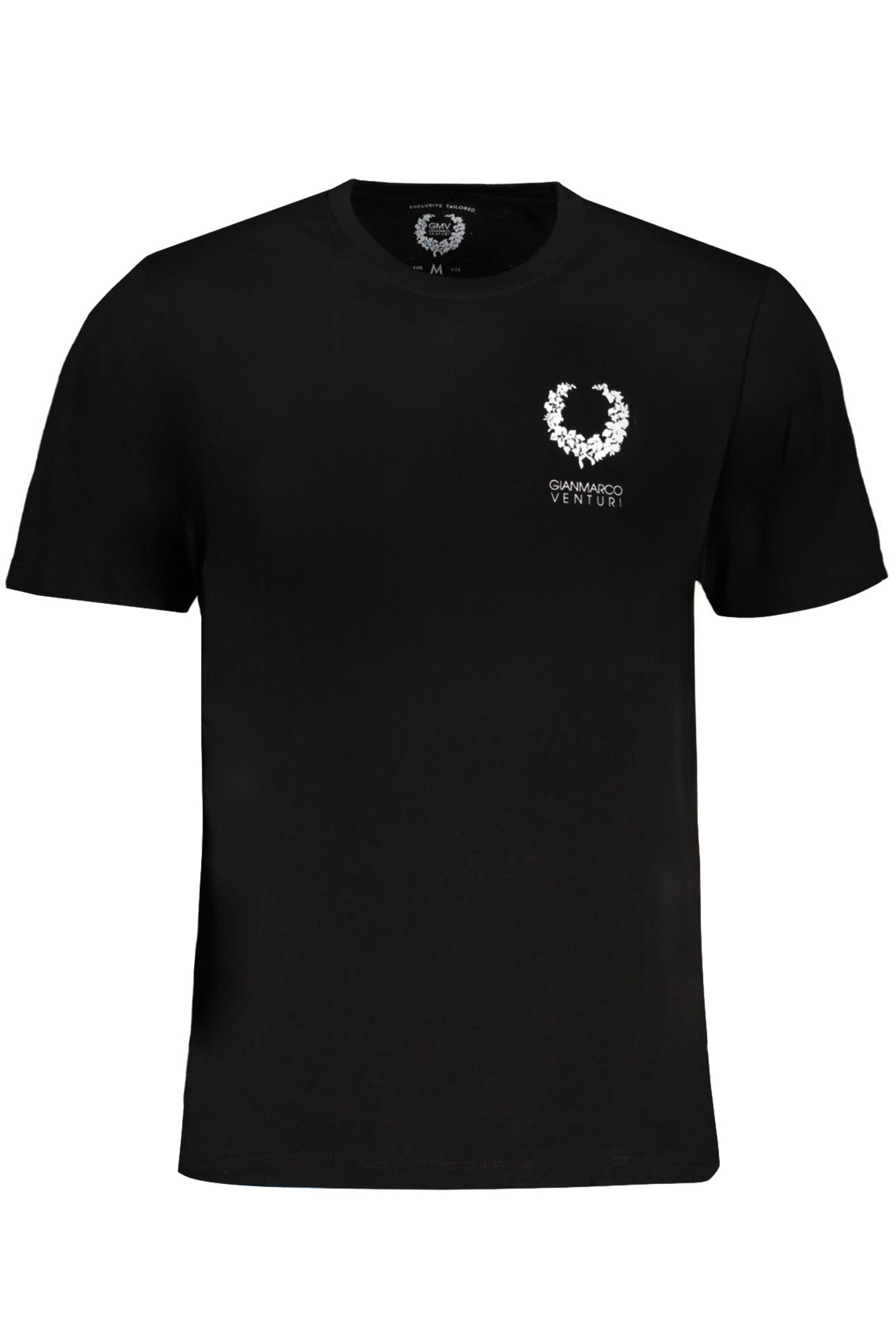 GIAN MARCO VENTURI Herren T-Shirt Kurzarm Rot – 100% Baumwolle für Sommer Schwarz