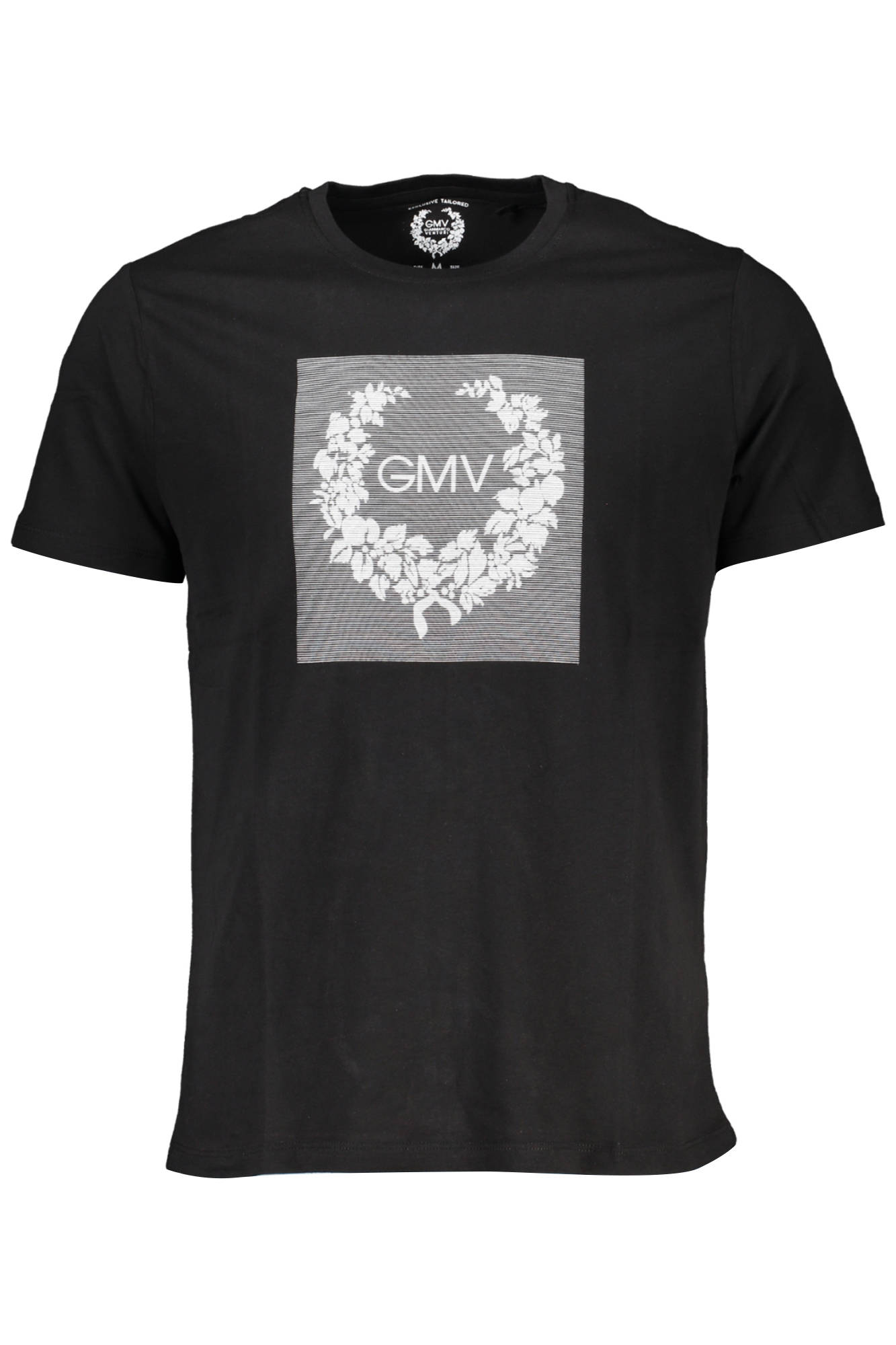 GIAN MARCO VENTURI T-Shirt Herren Schwarz – Kurzarm aus 100% Baumwolle Schwarz Main image