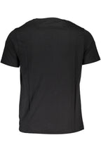 GIAN MARCO VENTURI SCHWARZES MANN-KURZARM-T-SHIRT