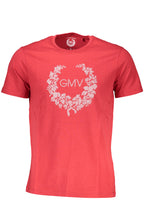 GIAN MARCO VENTURI HERREN-KURZARM-T-SHIRT ROT